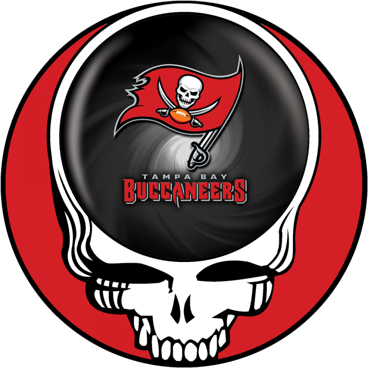 Tampa Bay Buccaneers skull logo fabric transfer
